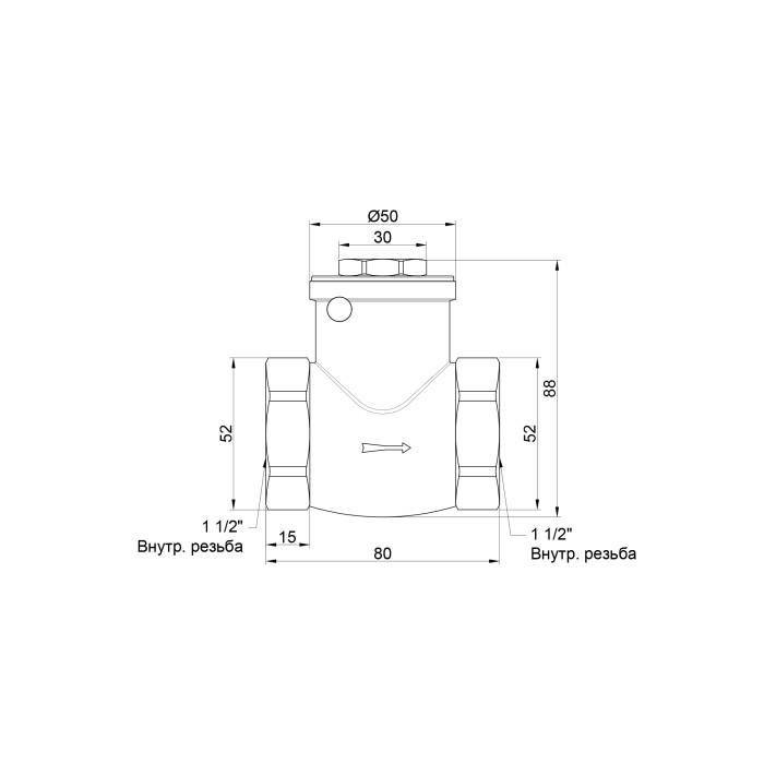 Зворотний клапан SD Plus 1" 1/2 SD242W40 (SD242W40)