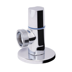 Кран кутовий Thermo Alliance Standart (ручка кругла) з керам.буксою 1/2"З х 3/4"З SF342W1520 (SF342W1520)