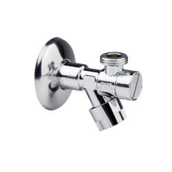 Кран приладовий буксовий Icma 1/2" кутовий №518 (90518AD07)