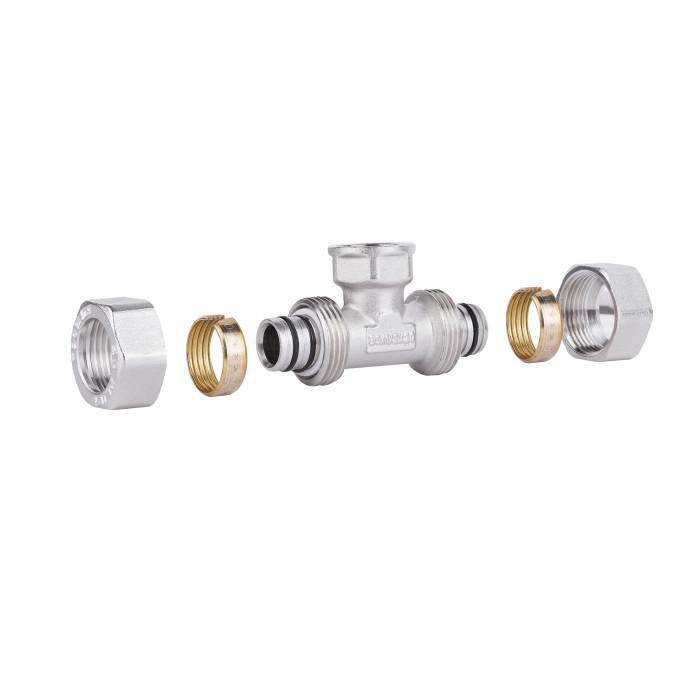 Трійник обтискний SD Plus 20х1/2"х20 ВР SD159W201520 (SD159W201520)