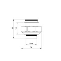 Євроконус Icma 20х2,25 3/4" №101 (81101BR06)