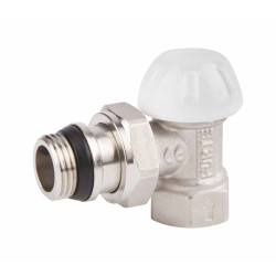 Кран радіаторний SD Forte Powerful 1/2" з антипротіканням кутовий SF233W15 (SF233W15)