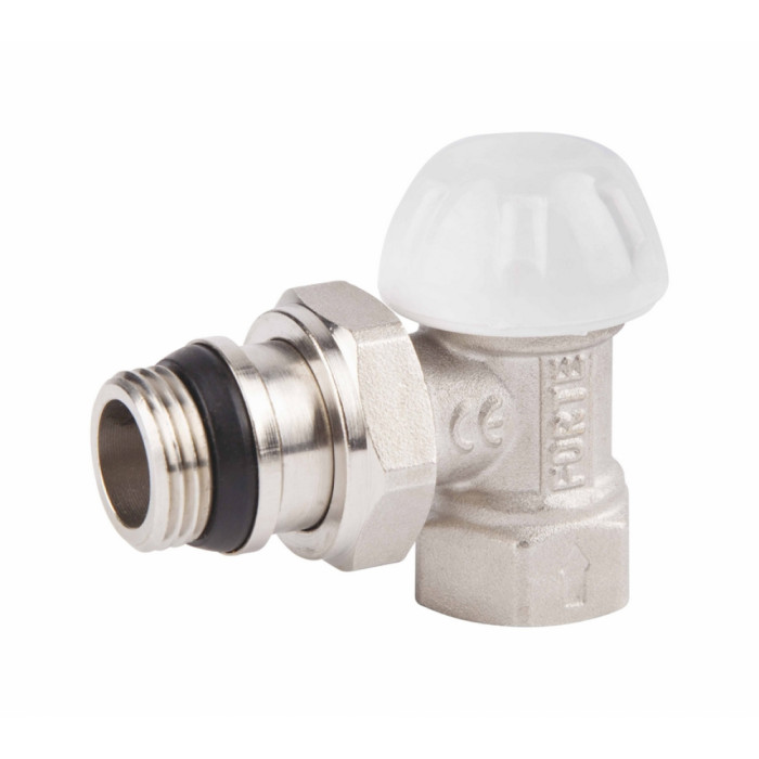 Кран радіаторний SD Forte Powerful 1/2" з антипротіканням кутовий SF233W15 (SF233W15)