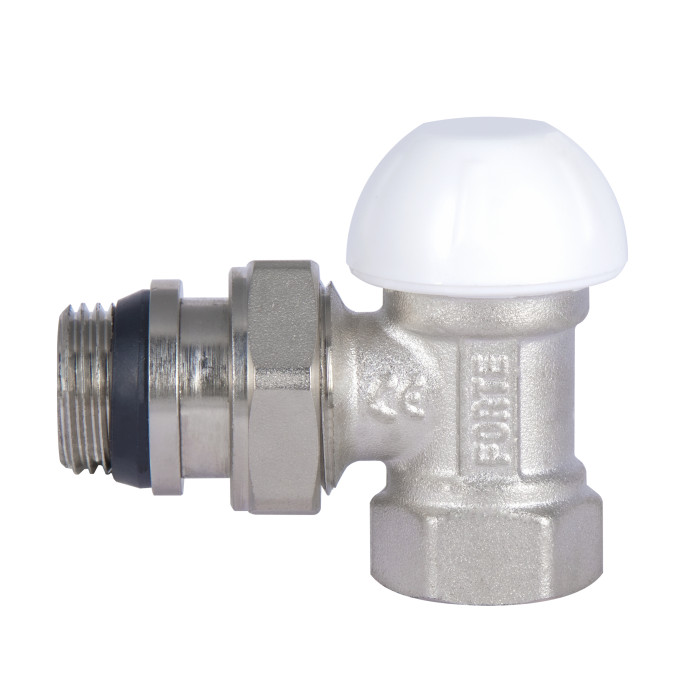 Кран радіаторний SD Forte Powerful 1/2" з антипротіканням кутовий SF233W15 (SF233W15)