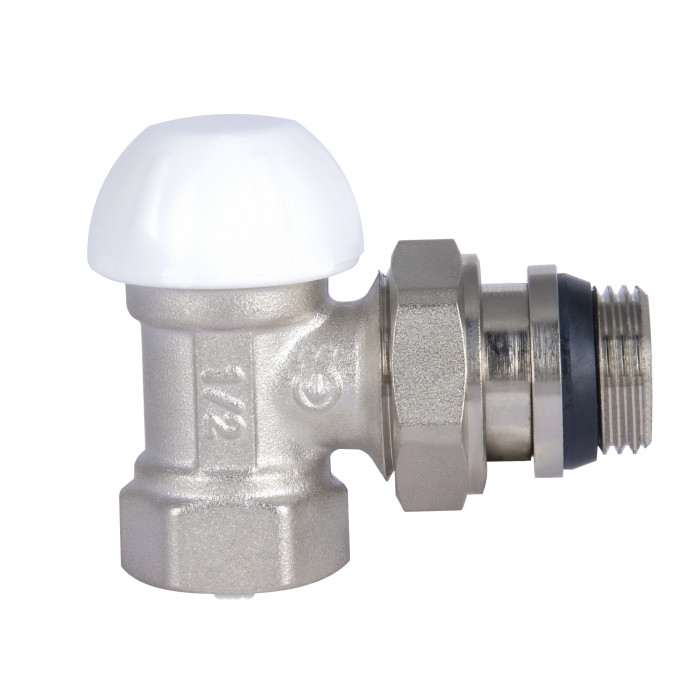 Кран радіаторний SD Forte Powerful 1/2" з антипротіканням кутовий SF233W15 (SF233W15)