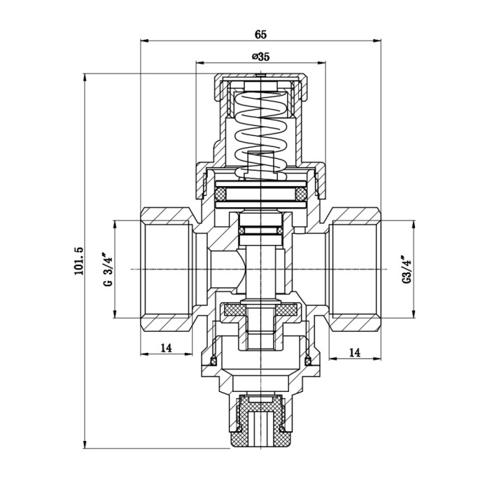 Редуктор SD Forte 3/4" SF241W20 (SF241W20)