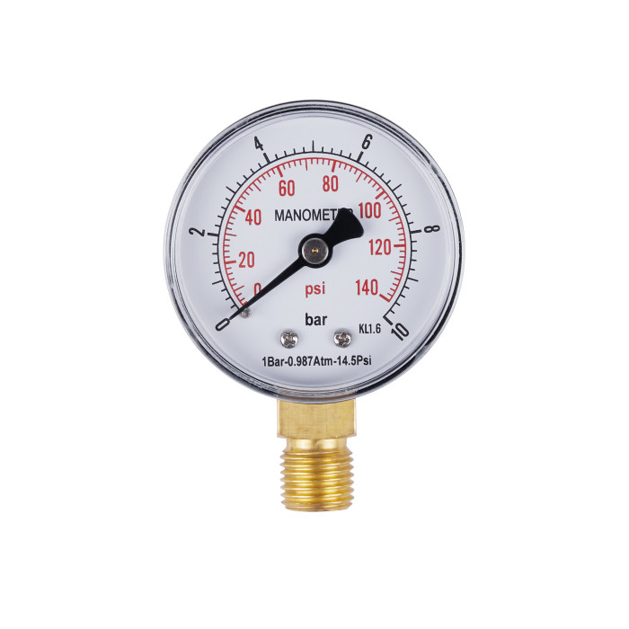 Манометр SD Plus 10 бар 1/4", нижнє підмикання SD17010B (SD17010B)