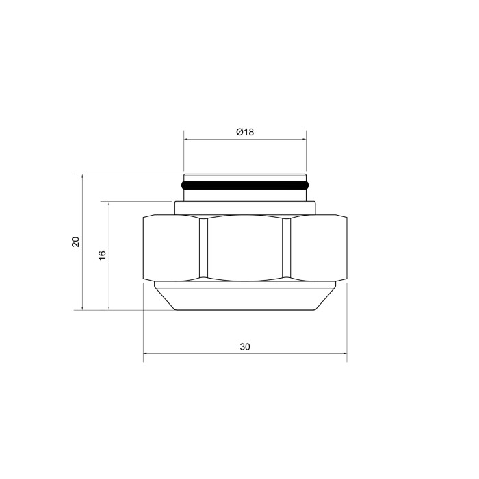 Євроконус Icma 15х3/4" для мідної труби №93 (81093HD06)
