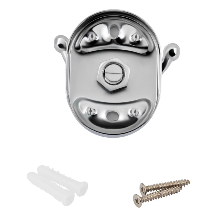 Гачок Lidz Oreo 0602 подвійний LDORE0602CRM22169 Chrome (LDORE0602CRM22169)