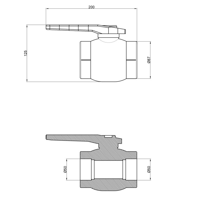 Кран кульовий PPR Thermo Alliance 50 (DSW118)