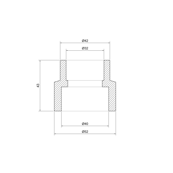 Муфта PPR Thermo Alliance 40х32 (DSB106)