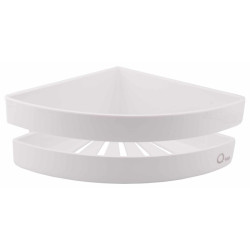 Полиця кутова Qtap Police пластикова QTPL01 White (QTPL01)
