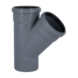 Трійник PPR каналізаційний TA Sewage 110, 45° (TASTRPP45110)