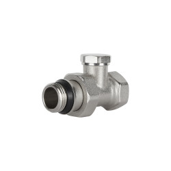 Кран радіаторний SD Plus 1/2" ВЗ з антипротіканням прямий SD227W15 (SD227W15)