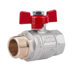 Кран кульовий Icma 3/4" прямий №351 (87351AE11)