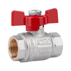 Кран кульовий Icma 1/2" прямий №349 (87349AD11)
