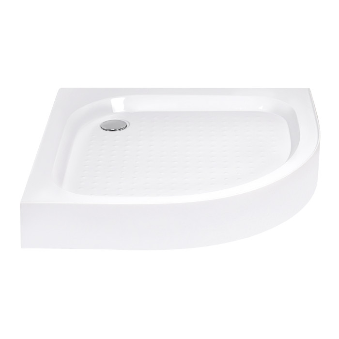 Душовий бокс Lidz Tani SB90x90.SAT.LOW.GR, скло тоноване 4 мм (LTSB9090SATLOWGR)