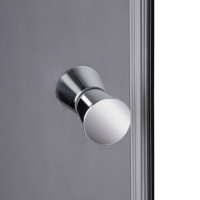 Душовий бокс Lidz Tani SB90x90.SAT.LOW.GR, скло тоноване 4 мм (LTSB9090SATLOWGR)