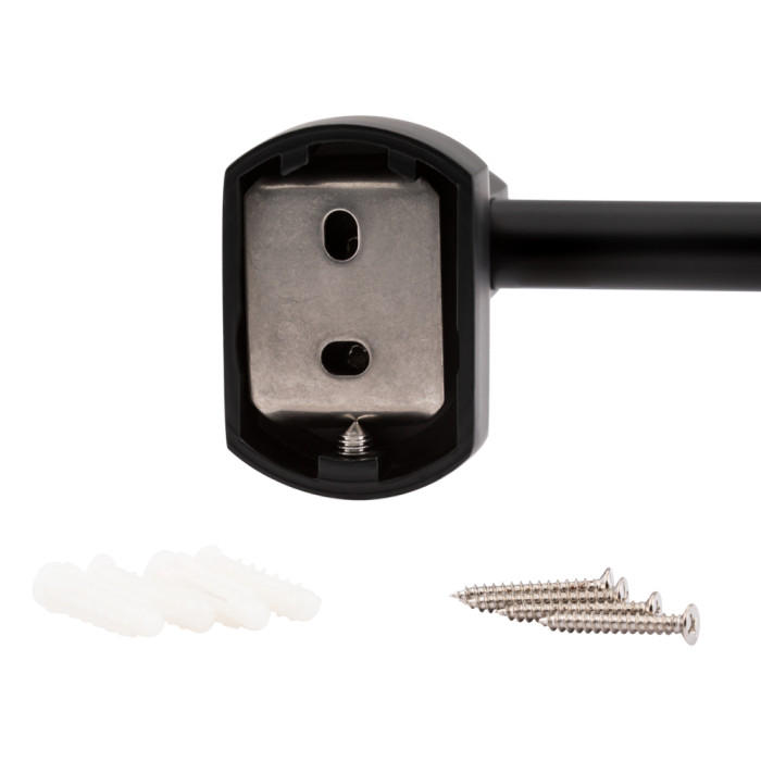 Тримач для рушника Qtap Liberty 605 мм QTLIBBLM1124 Black (QTLIBBLM1124)
