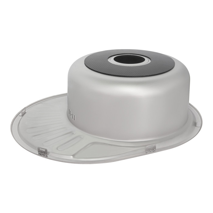 Кухонная мойка Lidz 5745 0,8 мм Micro Decor (LIDZ5745MDEC) (LIDZ5745MDEC08)