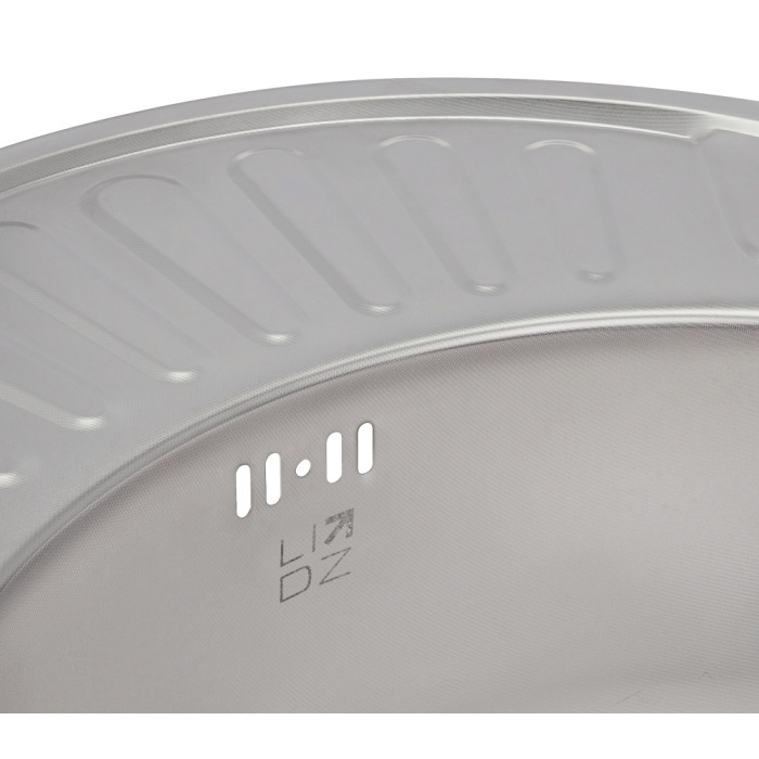 Кухонная мойка Lidz 5745 0,8 мм Micro Decor (LIDZ5745MDEC) (LIDZ5745MDEC08)