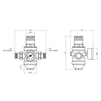 Фільтр самопромивний SD Forte 1/2 "з редуктором SF128W15 (SF128W15)