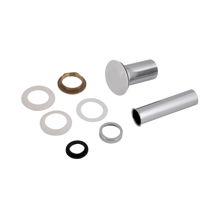 Донний клапан для раковини Qtap PU02 225х70х70 White (QT066PU02W)