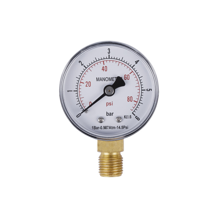 Манометр SD Plus 50 мм 1/4", нижнє підмикання SD1706B (SD1706B)