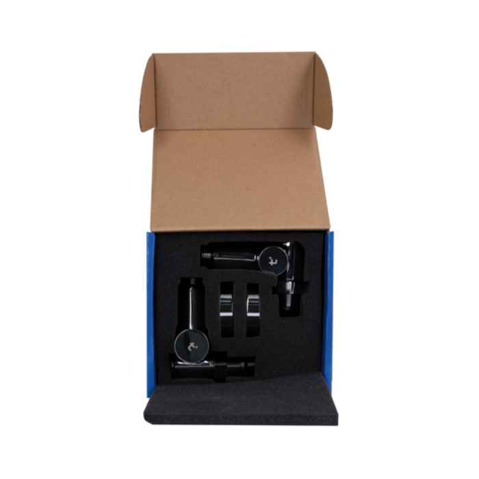 Комплект кранів Thermo Alliance Standart 1/2" хром, для рушникосушарки кутовий SF395W15HE (SF395W15HE)