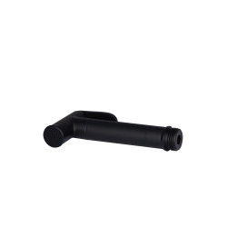 Лійка для гігієнічного душу Qtap Rucni округла QT889910842855OB Black Matt (QT889910842855OB)