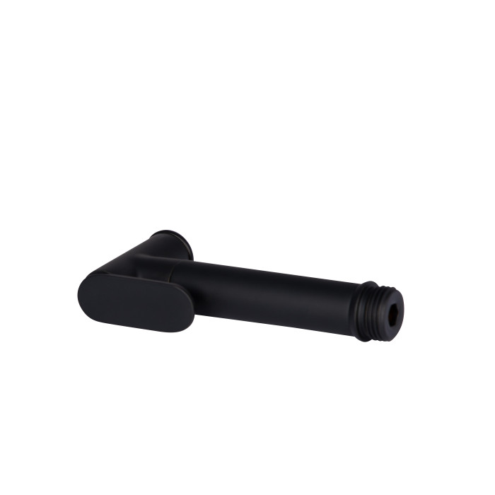 Лійка для гігієнічного душу Qtap Rucni округла QT889910842855OB Black Matt (QT889910842855OB)