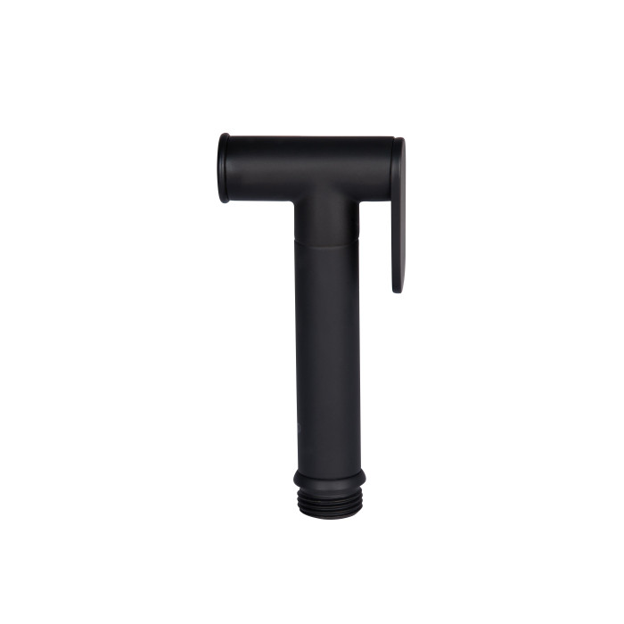 Лійка для гігієнічного душу Qtap Rucni округла QT889910842855OB Black Matt (QT889910842855OB)