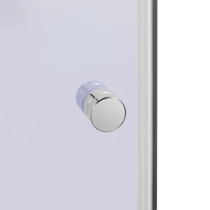 Душова кабіна Latwa SC80x80.SAT.MID.GR полукругла, скло тон. 4 мм + Душовий піддон KAPIELKA ST80x80x26, з панеллю Lidz (LLSC8080SATMIDGR2SET)