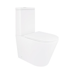 Унітаз-компакт Qtap Scorpio безободковий Ultra Quiet з сидінням Soft-close QT14226088AW (QT14226088AW)