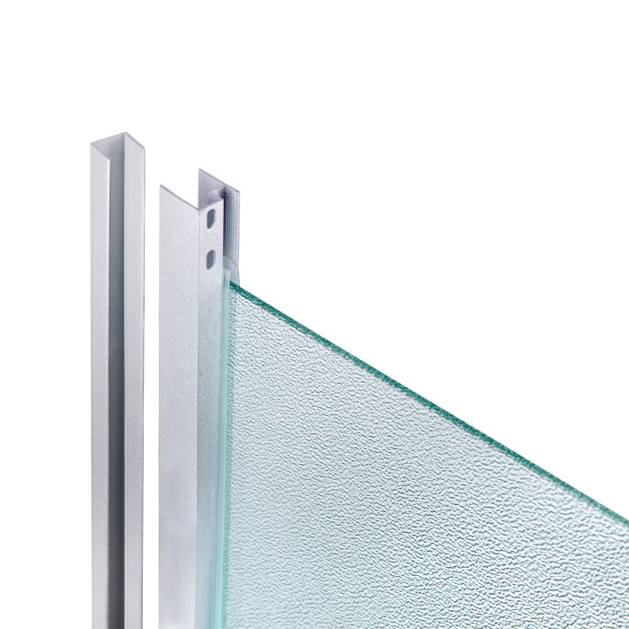 Душова кабіна Lidz Wawel SC100x80.SAT.LOW.FR, скло Frost 5 мм + Lidz Душовий піддон KAPIELKA ST100x80х14 (LWASC10080SLFSET)