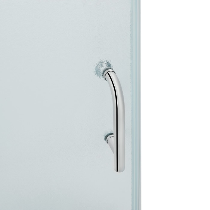 Душова кабіна Lidz Wawel SC100x80.SAT.LOW.FR, скло Frost 5 мм + Lidz Душовий піддон KAPIELKA ST100x80х14 (LWASC10080SLFSET)