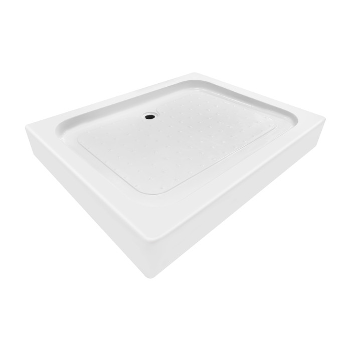 Душова кабіна Lidz Wawel SC100x80.SAT.LOW.FR, скло Frost 5 мм + Lidz Душовий піддон KAPIELKA ST100x80х14 (LWASC10080SLFSET)