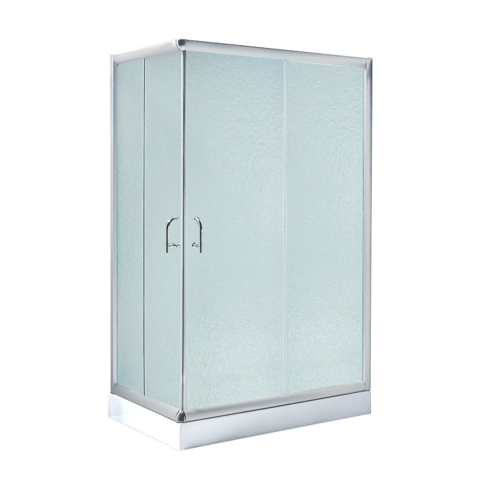 Душова кабіна Lidz Wawel SC120x80.SAT.LOW.FR, скло Frost 5 мм + Lidz Душовий піддон KAPIELKA ST120x80х14 (LWASC12080SLFSET)