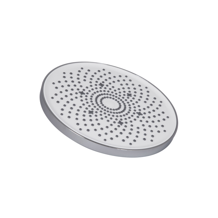 Лійка для верхнього душу Qtap Hlavova D 230 мм округла QTHLA107CRM45787 Chrome/White (QTHLA107CRM45787)