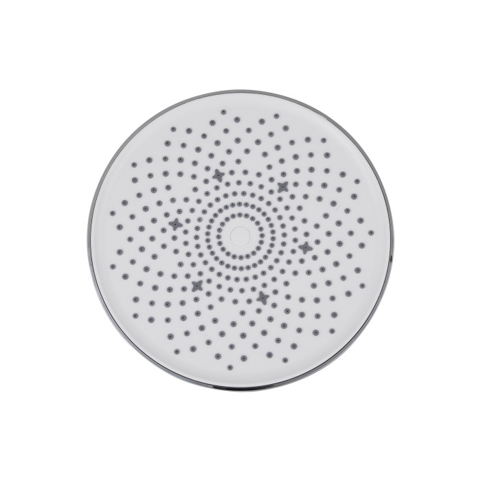 Лійка для верхнього душу Qtap Hlavova D 230 мм округла QTHLA107CRM45787 Chrome/White (QTHLA107CRM45787)