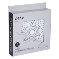 Лійка для верхнього душу Qtap Hlavova D 230 мм округла QTHLA107CRM45787 Chrome/White (QTHLA107CRM45787)