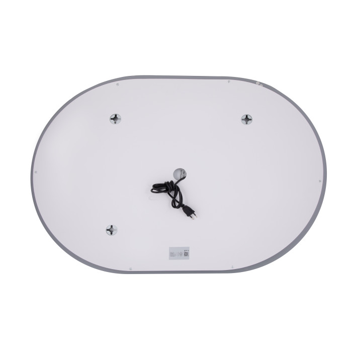 Дзеркало Qtap Gemini 650х900 з LED-підсвічуванням Touch, з антизапотіванням, з димером, рег. темп. кольору (3000-6500K) Reverse QT2578R6590 (QT2578R6590)