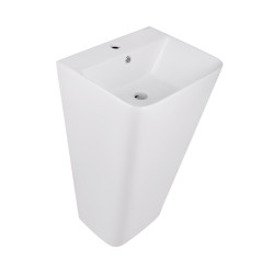 Раковина для підлоги моноблок Qtap Tern 440х380х830mm White QT1711G302WN (QT1711G302WN)