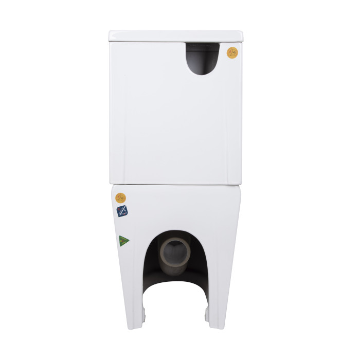 Унітаз підлоговий Qtap Jay Ultra Quiet з сидінням Soft-close 640x360x835 мм QT07222175TW White (QT07222175TW)