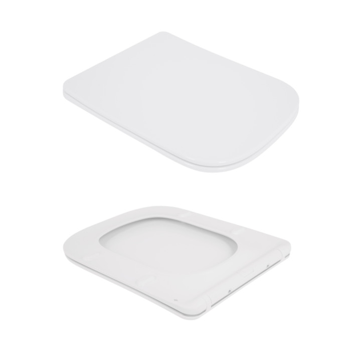Унітаз підвісний Qtap Crow безобідковий з сідінням Soft-close QT05335170W (QT05335172W)