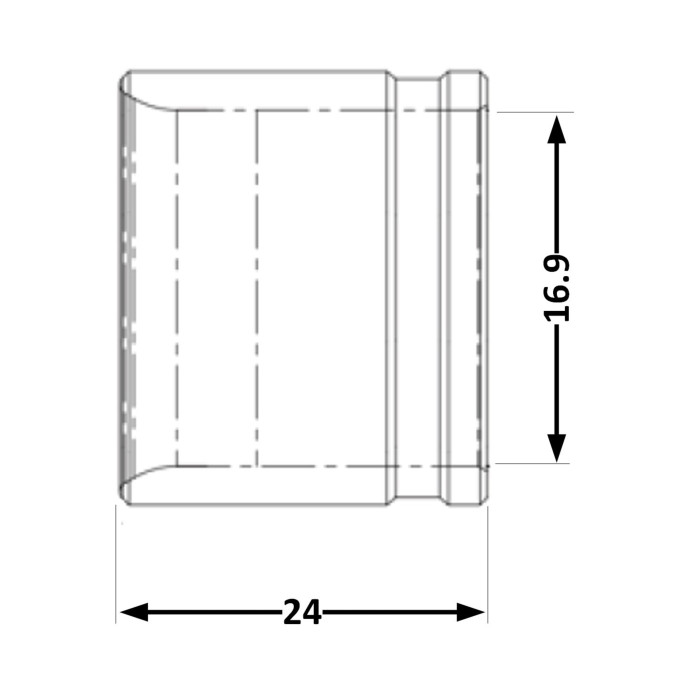 Гільза натяжна Icma №1031 d16x2,2 851031BO08 (851031BO08)