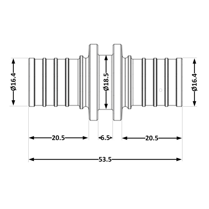 Перехідник під натяжну гільзу Icma №1032 d20х2,8 851032GW05 (851032GW05)