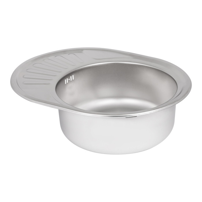 Кухонна мийка Brinex 5745 0,8 мм Satin (BRIN5745SAT08) (BRIN5745SAT08)