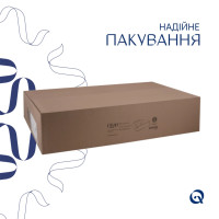 Комплект Qtap Kolibri: Раковина накладна 400x400x140 мм, White, квадратна + Донний клапан Pop-up PU02 (QT10116303W48466)