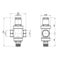 Редуктор Icma 1/2" №247 (91247AD06)